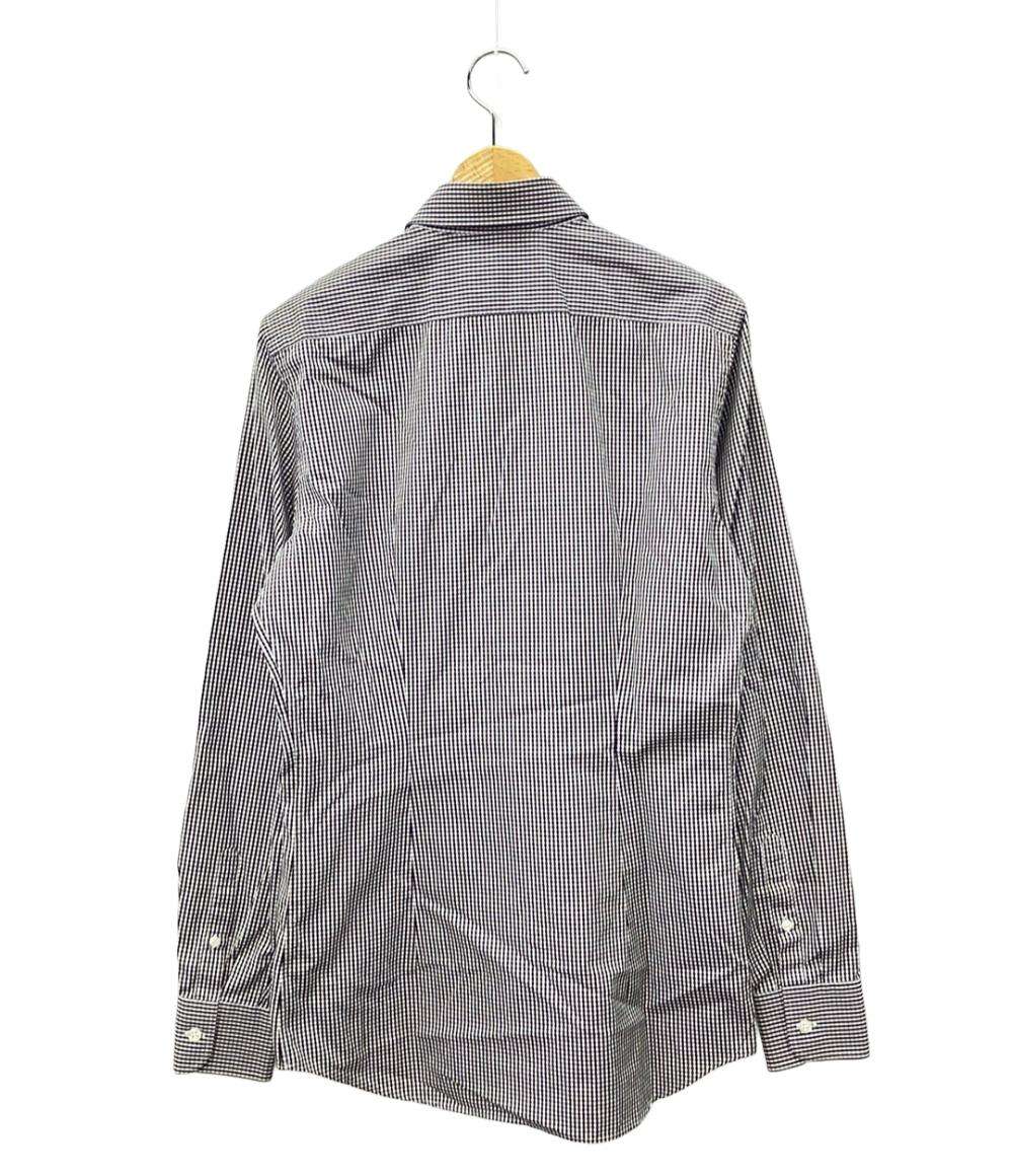 プラダ ギンガムチェックシャツ メンズ SIZE 39 (M) PRADA