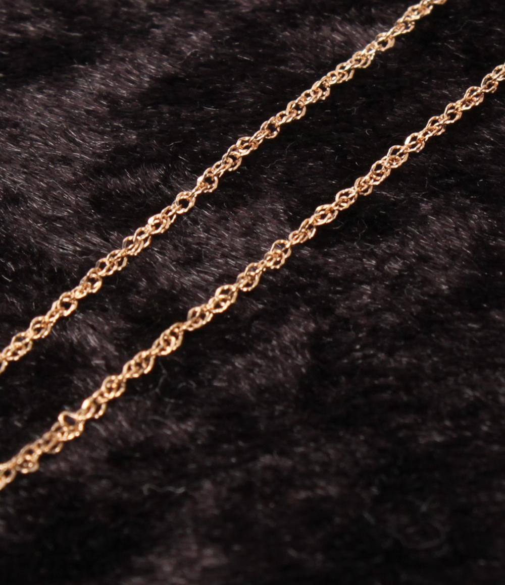 美品 NOJESS ネックレス K10 ダイヤ レディース ノジェス