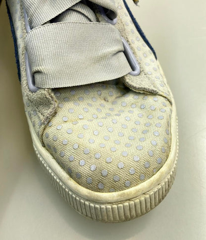 プーマ ローカットスニーカー バスケットハート デニム レディース SIZE 25 (XL) PUMA