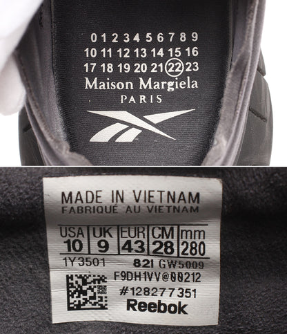 Maison Margiela Reebok ローカットスニーカー Zig 3D Storm Black GW5009 メンズ レディース SIZE 28.0 メゾンマルジェラ リーボック