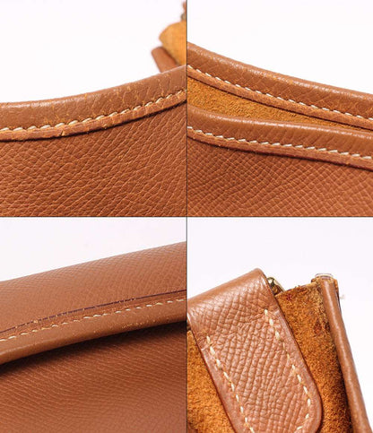 HERMES ショルダーバッグ 肩掛け 斜め掛け ゴールド金具  ▢A刻印 エヴリン I GM レディース エルメス