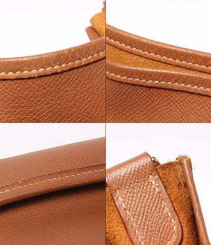 HERMES ショルダーバッグ 肩掛け 斜め掛け ゴールド金具  ▢A刻印 エヴリン I GM レディース エルメス