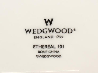 美品 WEDGWOOD スクエアボウル パスタプレート 皿 24cm エスリアル ETHEREAL ウエッジウッド