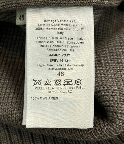 BOTTEGA VENETA スウェード切替ニットブルゾン 445871 VDJT1 メンズ SIZE 48 (L) ボッテガ・ヴェネタ