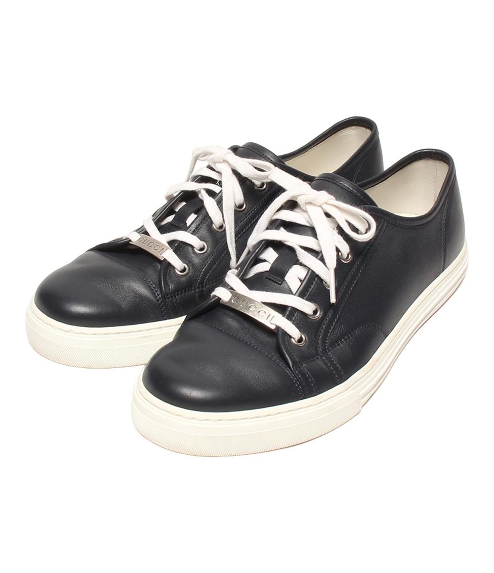 グッチ ローカットスニーカー レザー メンズ SIZE 9 1/2 (XL) GUCCI