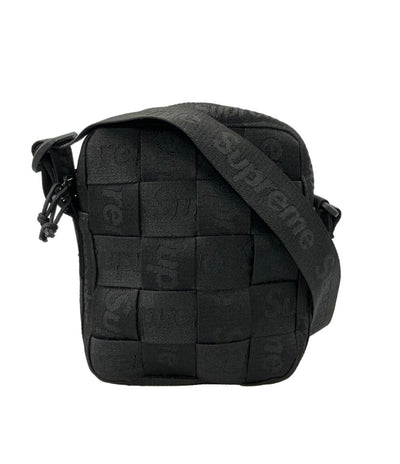 美品 Supreme ショルダーバッグ 斜め掛け24SS Woven Shoulder メンズ シュプリーム