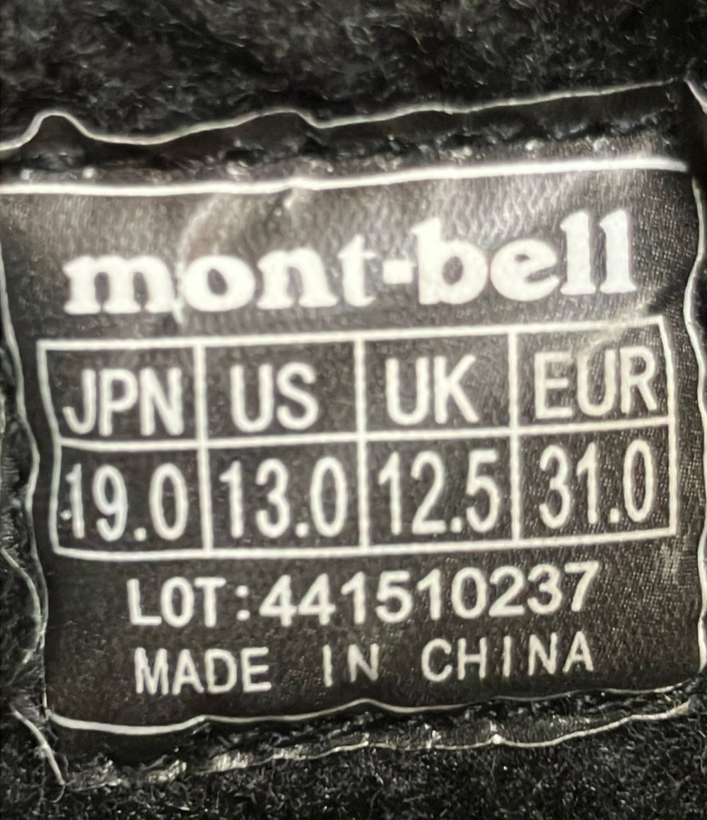 mont-bell スノーブーツ ウィンターブーツ 441510237 キッズ SIZE 19.0 モンベル