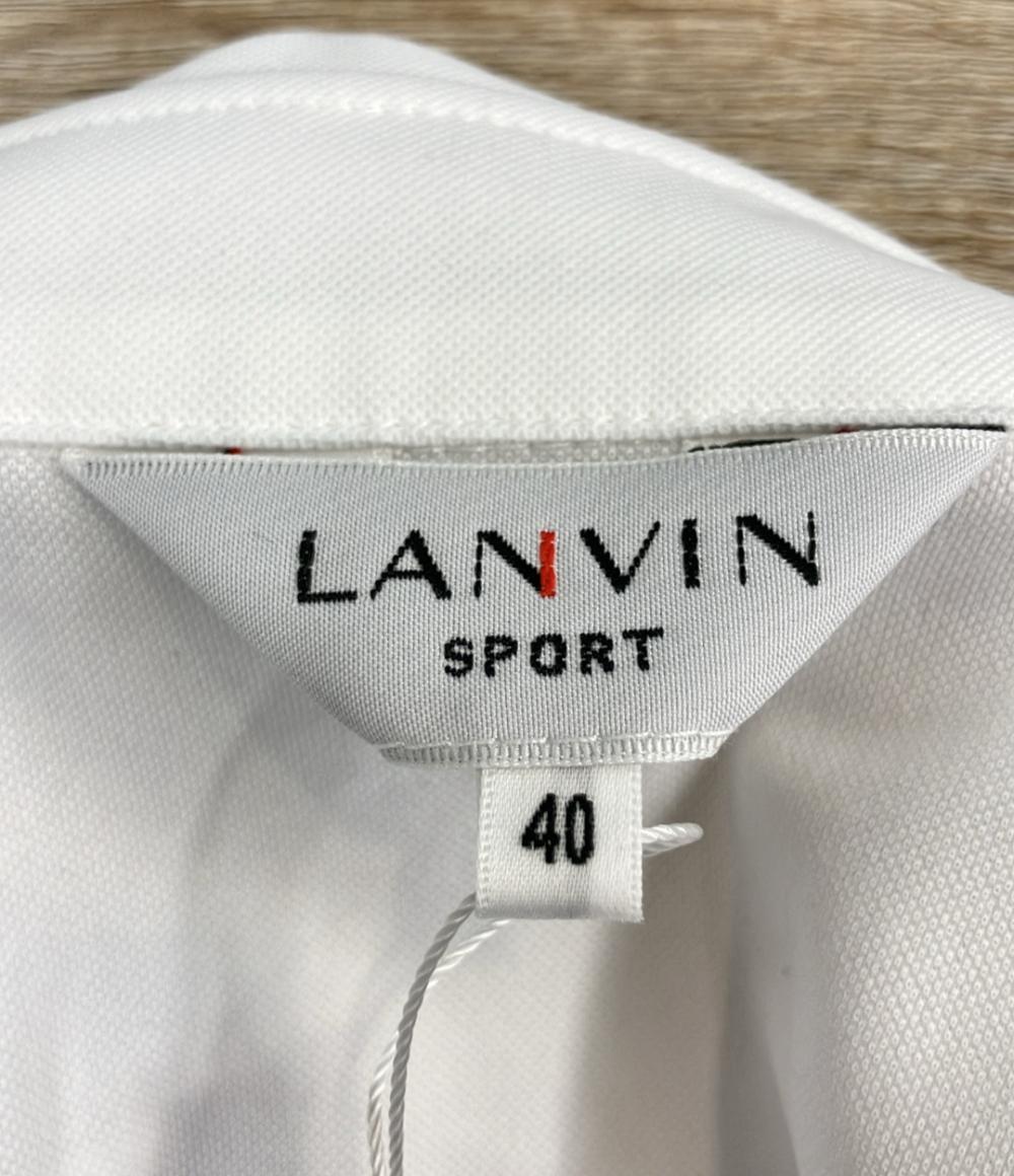 美品 LANVIN SPORT 半袖ポロシャツ ゴルフウェア スポーツウェア 2025年春夏モデル タグ付き VG5SHS31M メンズ SIZE 40 (L) ランバン スポール