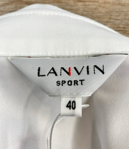 美品 LANVIN SPORT 半袖ポロシャツ ゴルフウェア スポーツウェア 2025年春夏モデル タグ付き VG5SHS31M メンズ SIZE 40 (L) ランバン スポール