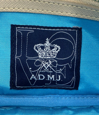 美品 A.D.M.J. ショルダーバッグ クロスボディ 斜め掛け レザー レディース エーディーエムジェイ