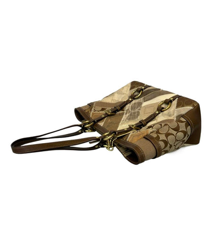 COACH トートバッグ 肩掛け パッチワーク シグネチャー 12527 レディース コーチ