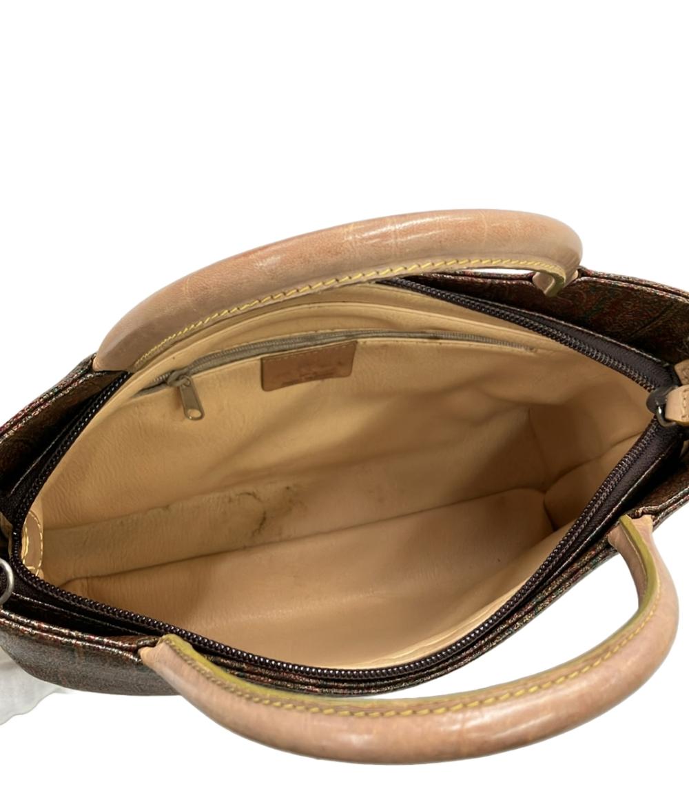 ETRO ハンドバッグ ショルダーバッグ 2WAY 斜め掛け PVC ペイズリー レディース エトロ