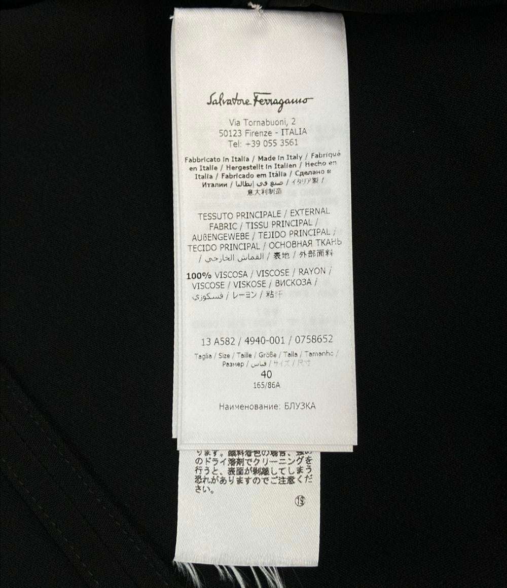 サルヴァトーレフェラガモ 長袖カットソー レディース SIZE 40 (S) Salvatore Ferragamo