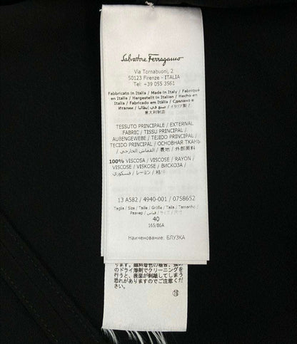 サルヴァトーレフェラガモ 長袖カットソー レディース SIZE 40 (S) Salvatore Ferragamo