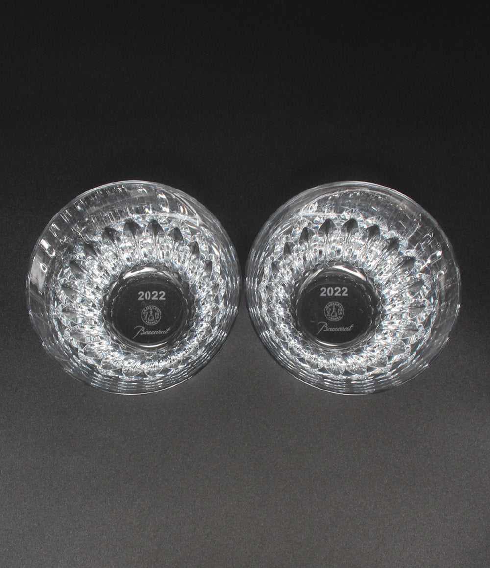 美品 Baccarat イヤータンブラー グラス 2点セット ペア 2022 クリスタ バカラ