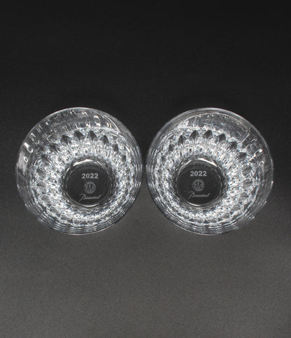 美品 Baccarat イヤータンブラー グラス 2点セット ペア 2022 クリスタ バカラ