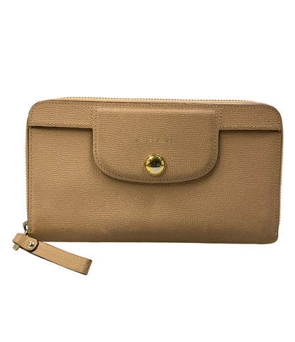 Longchamp ラウンドファスナー長財布 レザー レディース ロンシャン