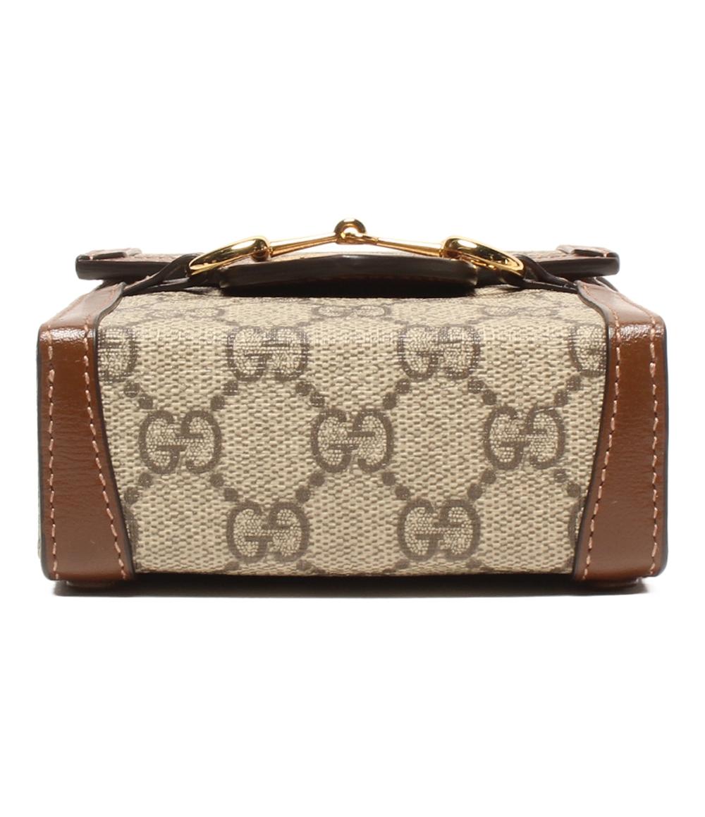 美品 GUCCI ショルダーバッグ 斜め掛け ホースビット 625615 0416 レディース メンズ グッチ