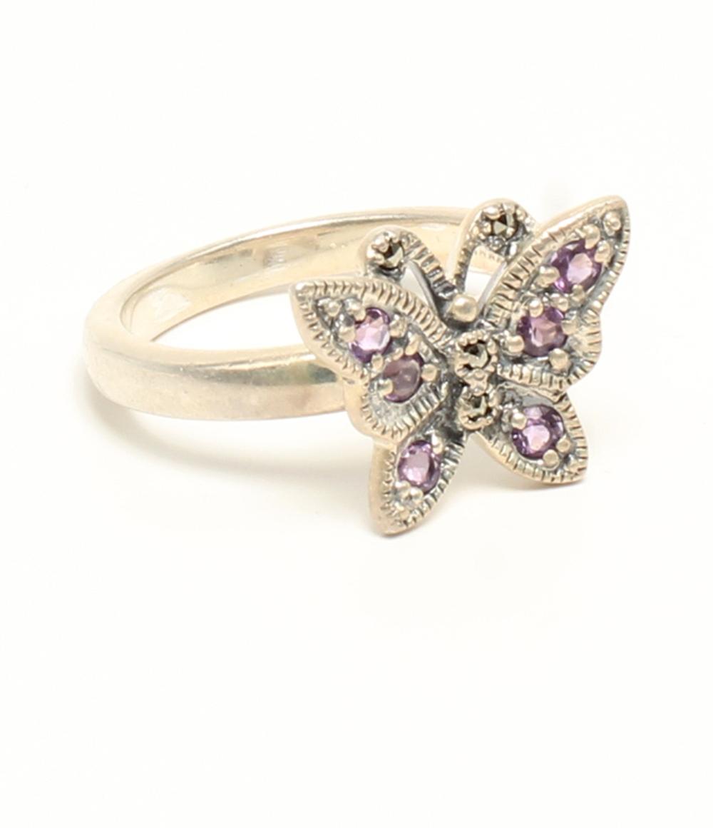 ANNA SUI リング 指輪 SV925 バタフライモチーフ レディース SIZE 9号 アナスイ