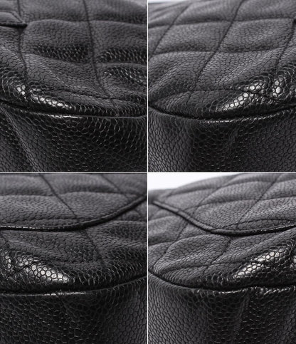 CHANEL チェーンショルダーバッグ ワンショルダー 肩掛け ゴールド金具 キャビアスキン マトラッセ A20993 レディース シャネル