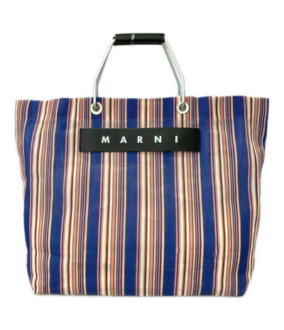 マルニ ハンドバッグ マーケットバッグ ストライプ レディース MARNI