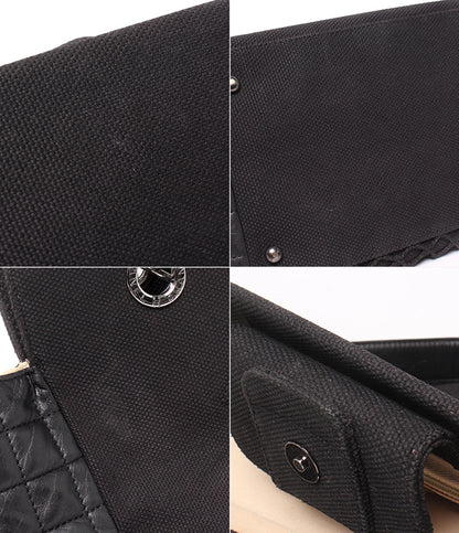 CHANEL チェーントートバッグ ショルダーバッグ 肩掛け シルバー金具 8番台 チョコバー レディース シャネル