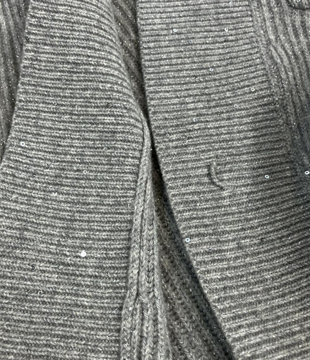Brunello Cucinelli 長袖カーディガン アンサンブル ラメ ロング レディース SIZE XS ブルネロクチネリ