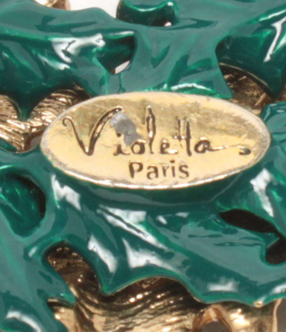 Violetta ブローチ クリスマス リースモチーフ レディース ヴィオレッタ