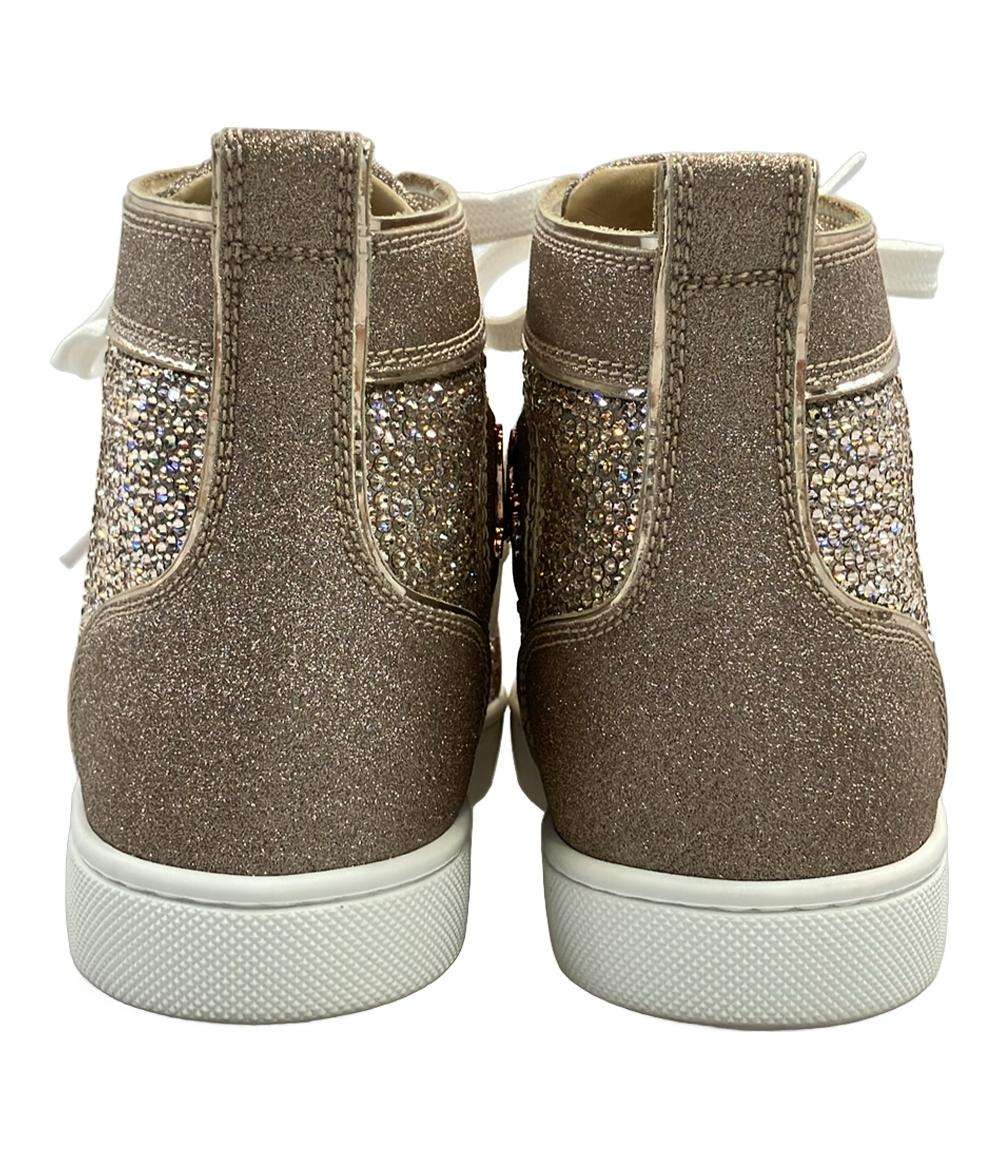 美品 Christian Louboutin ハイカットスニーカー レディース SIZE 34 1/2 (XS) クリスチャンルブタン