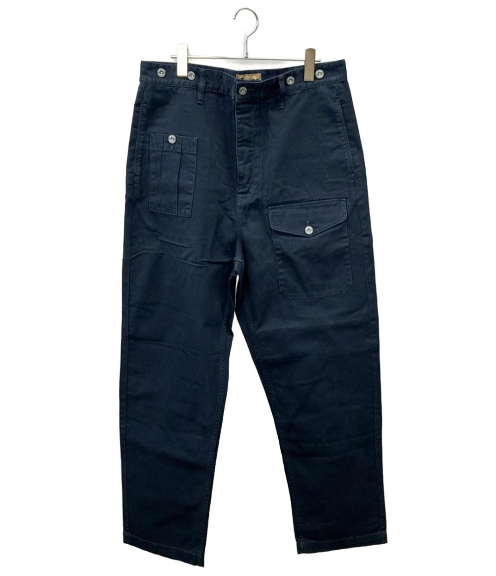 Nigel Cabourn デニムパンツ ボタンフライ ガーメントダイ加工 LYBRO BRITISH ARMY PANT 8039-13-50000 メンズ SIZE 34 (L) ナイジェルケーボン