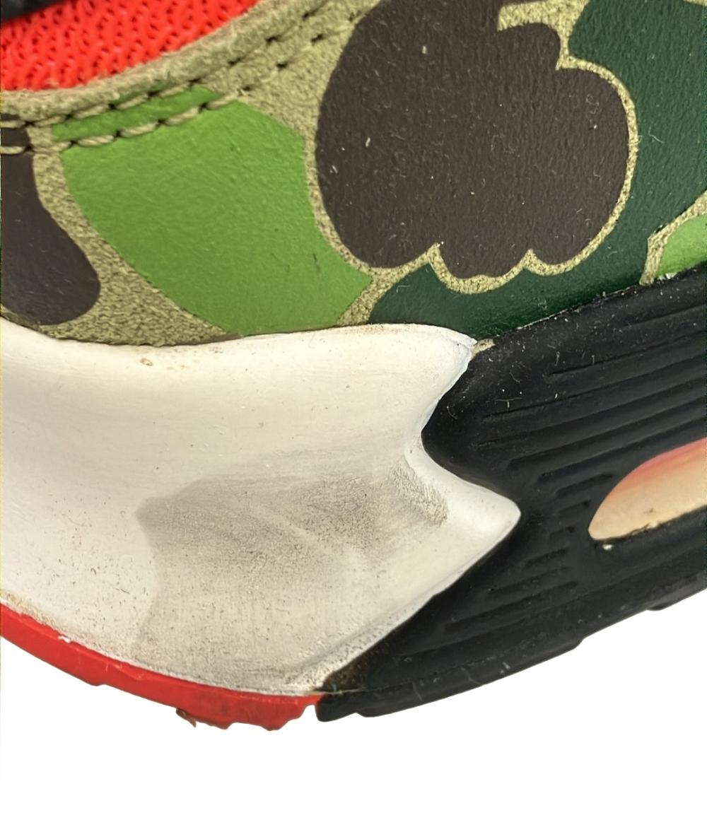 NIKE atmos ローカットスニーカー ダックカモ エアマックス90 SP CW6024-600 メンズ SIZE 28.0 (XL) ナイキ アトモス