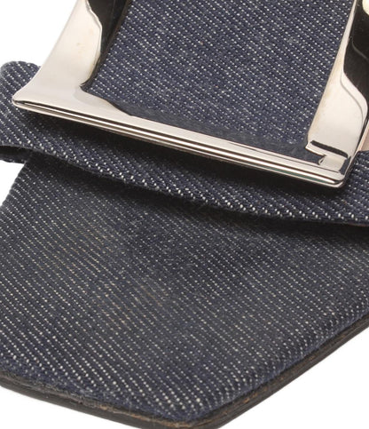 Roger Vivier ミュール チャンキーヒールサンダル デニム bikiviv sandals レディース SIZE 38 25.5(cm) ロジェヴィヴィエ