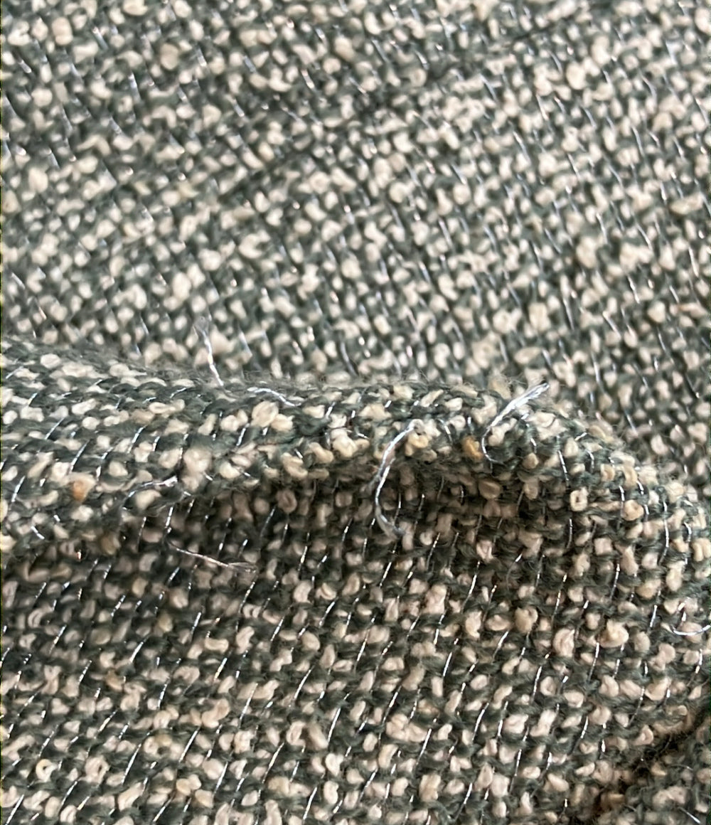 訳あり CHANEL ツイード ジップアップ ジャケット P17511V09914 レディース SIZE 40 (M) シャネル