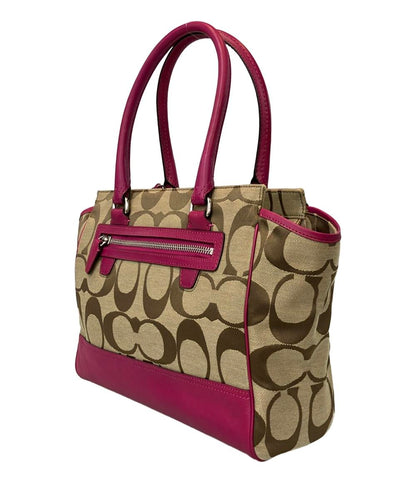 COACH トートバッグ 肩掛け キャリーオール シグネチャー 21151 レディース コーチ