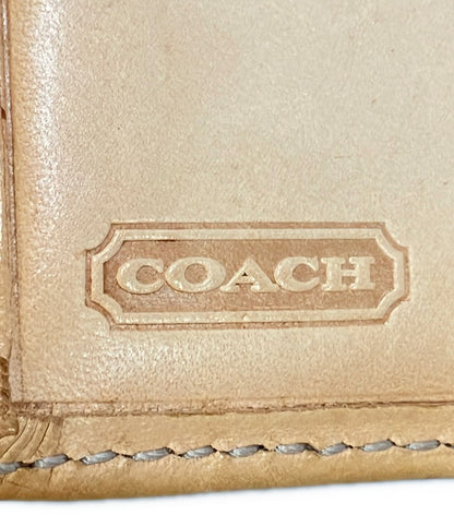 COACH 二つ折り財布 Wホック シグネチャー レディース コーチ
