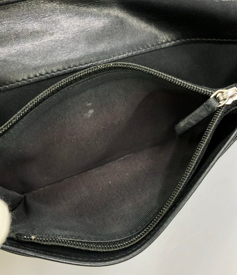 CHANEL 二つ折り財布 エナメル パテントレザー マトラッセ レディース シャネル