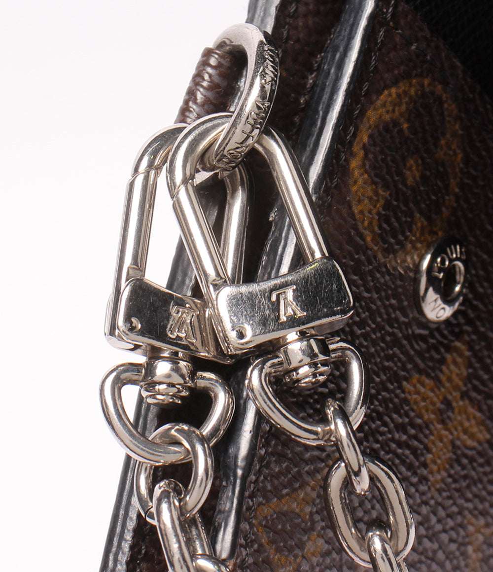 LOUIS VUITTON 三つ折り長財布 ポルトフォイユ ロン モノグラム マカサー M60168 メンズ ルイ・ヴィトン