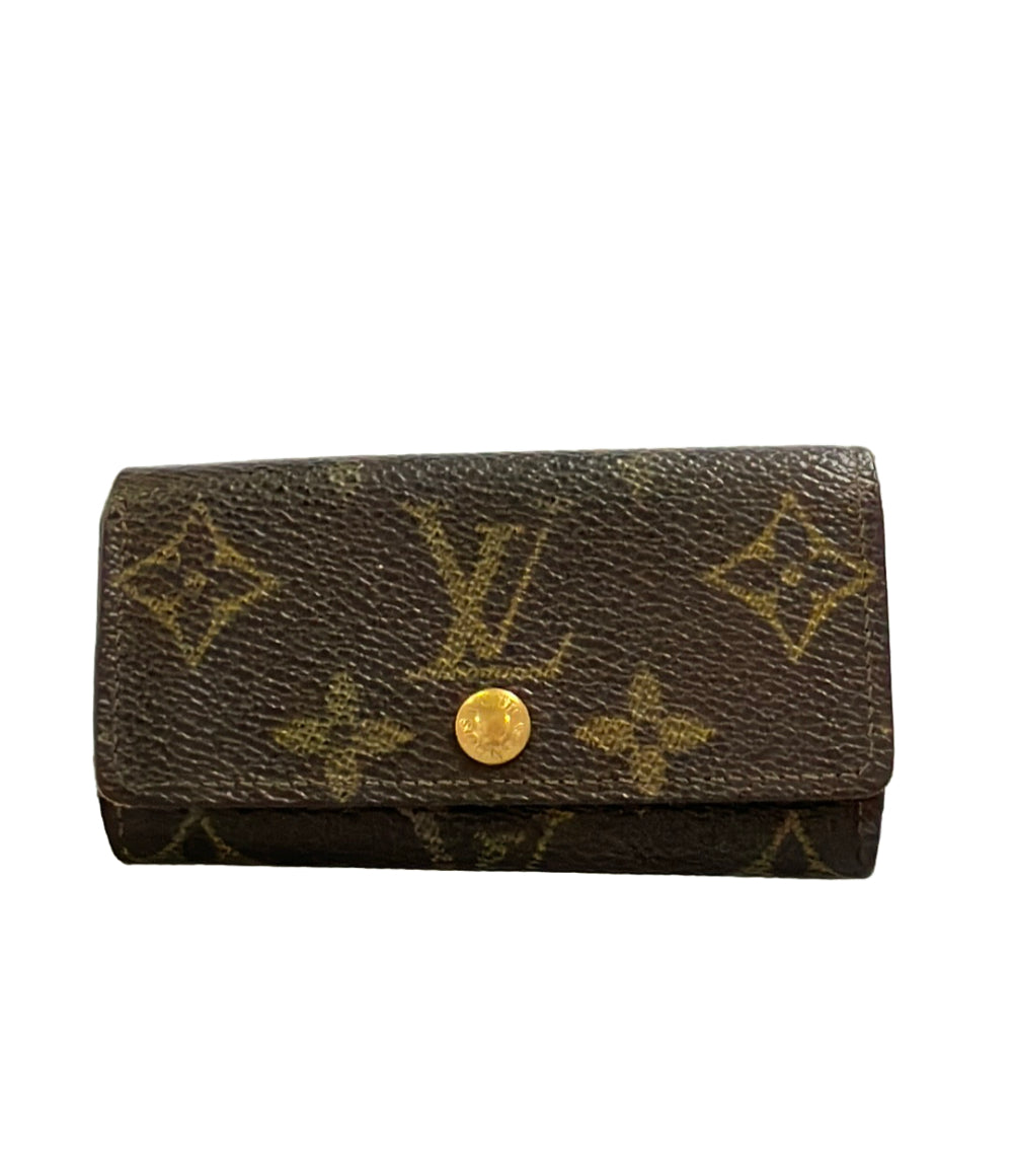 訳あり LOUIS VUITTON 4連キーケース ミュルティクレ4 モノグラム M62631 レディース メンズ ルイ・ヴィトン
