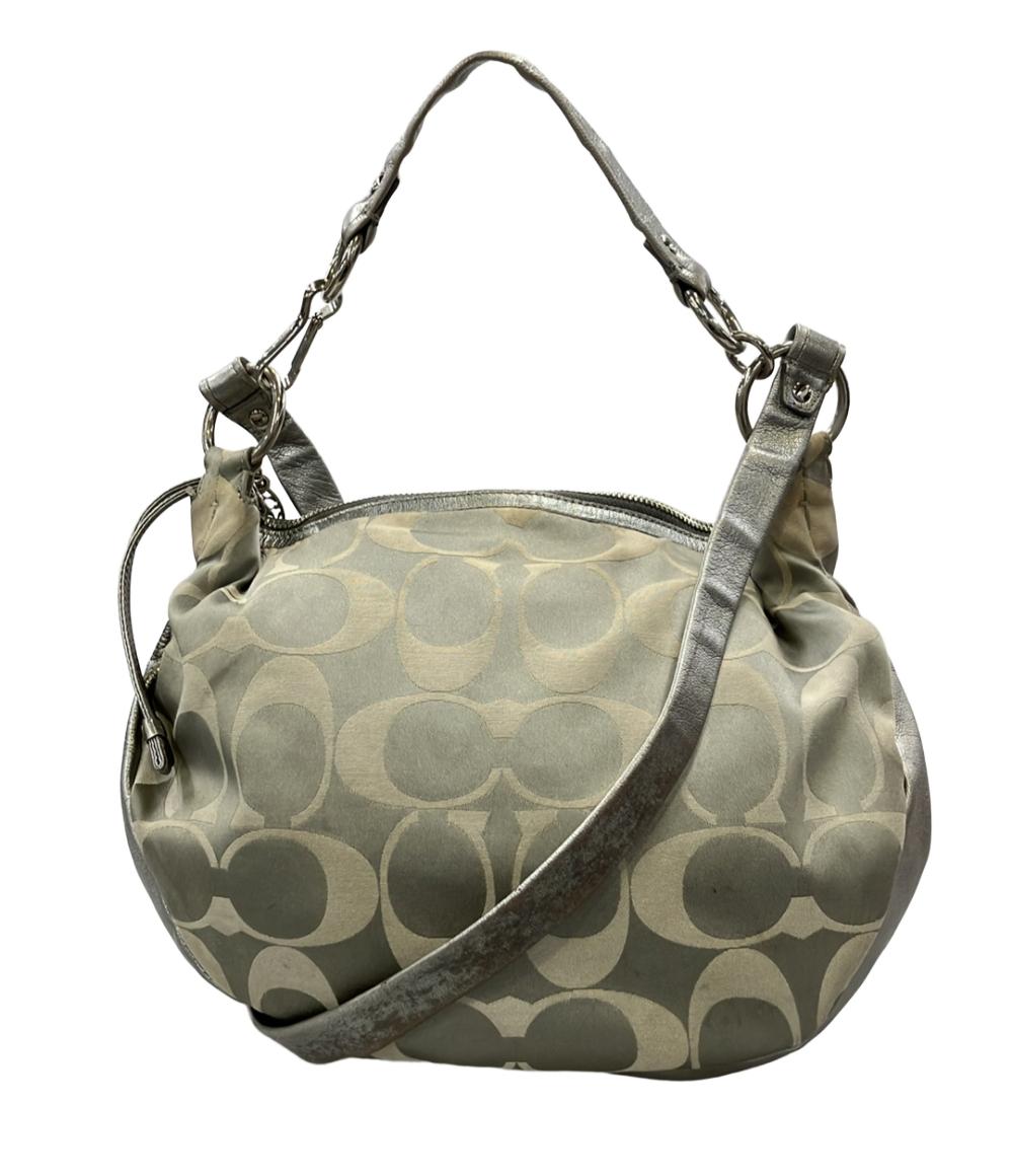 COACH 2WAY ハンドバッグ ショルダーバッグ 斜め掛け ラージ