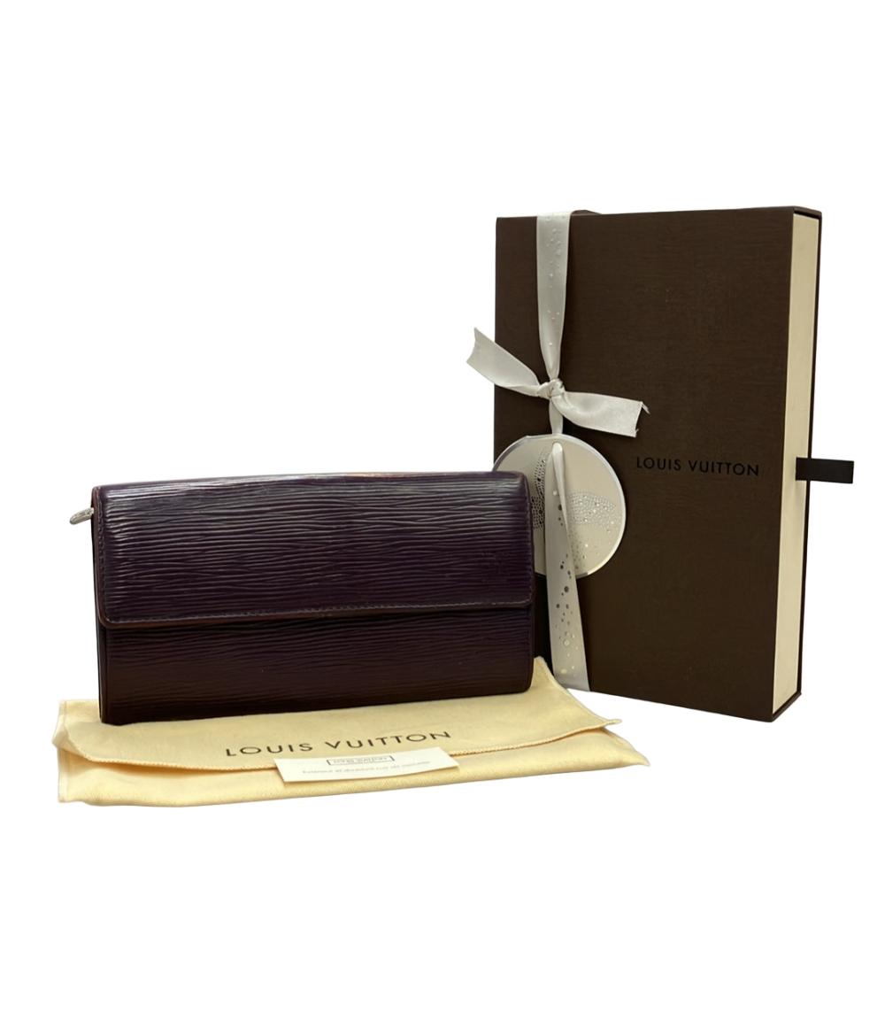 LOUIS VUITTON 長財布 レザー エピ ポルトフォイユ サラ M6374K
