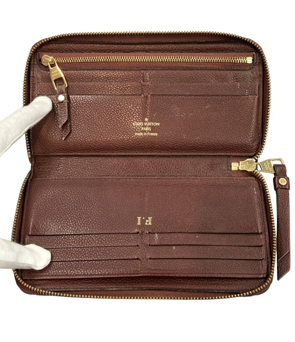 ルイ・ヴィトン ラウンドファスナー長財布 ポルトフォイユ スクレット ロン モノグラム アンプラント M60298 レディース LOUIS VUITTON