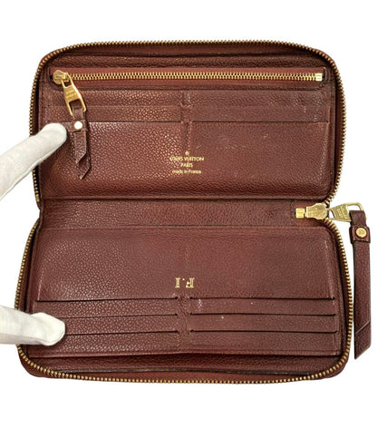 ルイ・ヴィトン ラウンドファスナー長財布 ポルトフォイユ スクレット ロン モノグラム アンプラント M60298 レディース LOUIS VUITTON