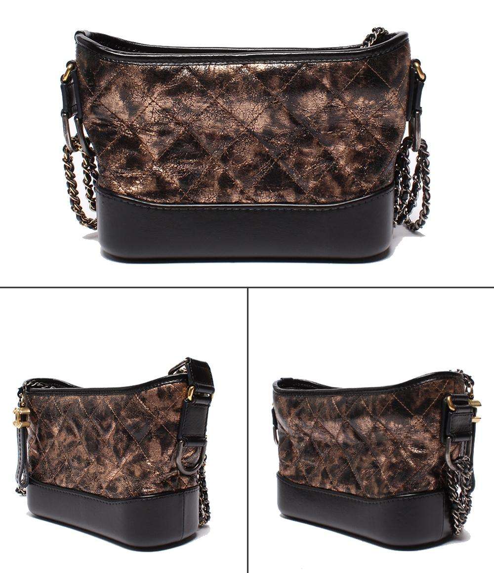 CHANEL ショルダーバッグ ホーボバッグ スモール シルバー金具 ゴールド金具 肩掛け ガブリエル ドゥ シャネル レディース シャネル