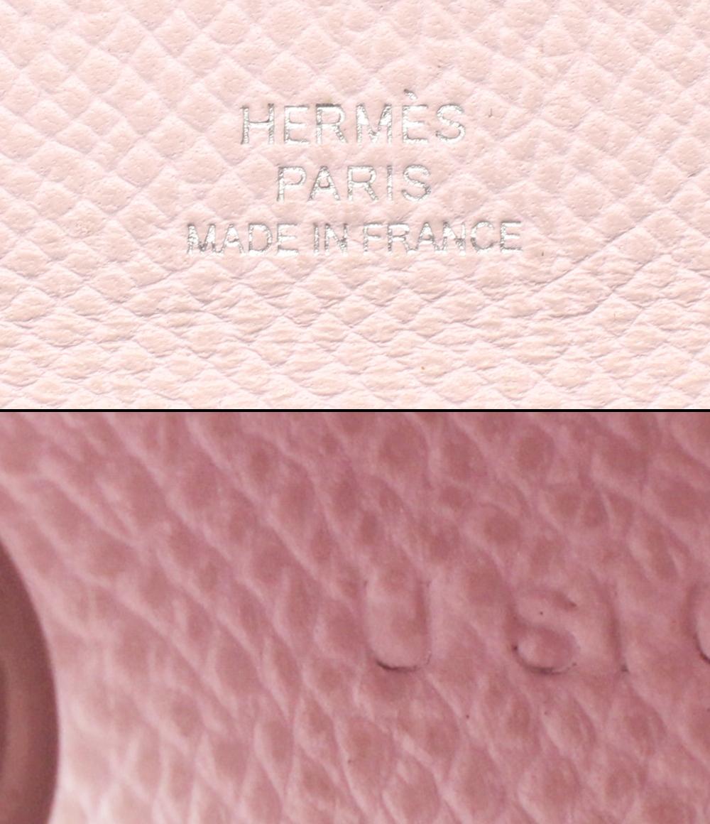 HERMES コインケース U刻印 シルバー金具 バスティア レディース エルメス