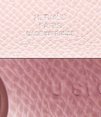 HERMES コインケース U刻印 シルバー金具 バスティア レディース エルメス