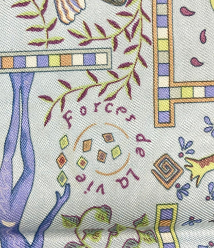 エルメス スカーフ プチカレ シルク 100% Forces de La vie レディース HERMES