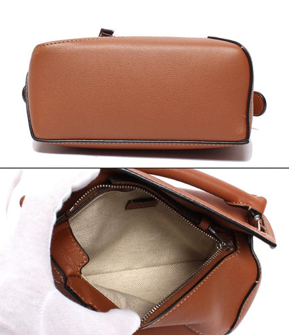 美品 ロエベ 2way ハンドバッグ ショルダーバッグ 斜め掛け パズルバッグ ミニ レディース LOEWE