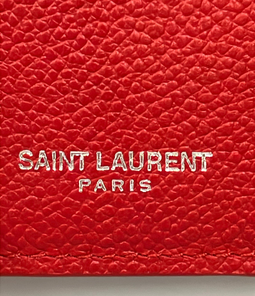 美品 SAINT LAURENT PARIS フラグメントケース カードケース コインケース レディース サンローランパリ