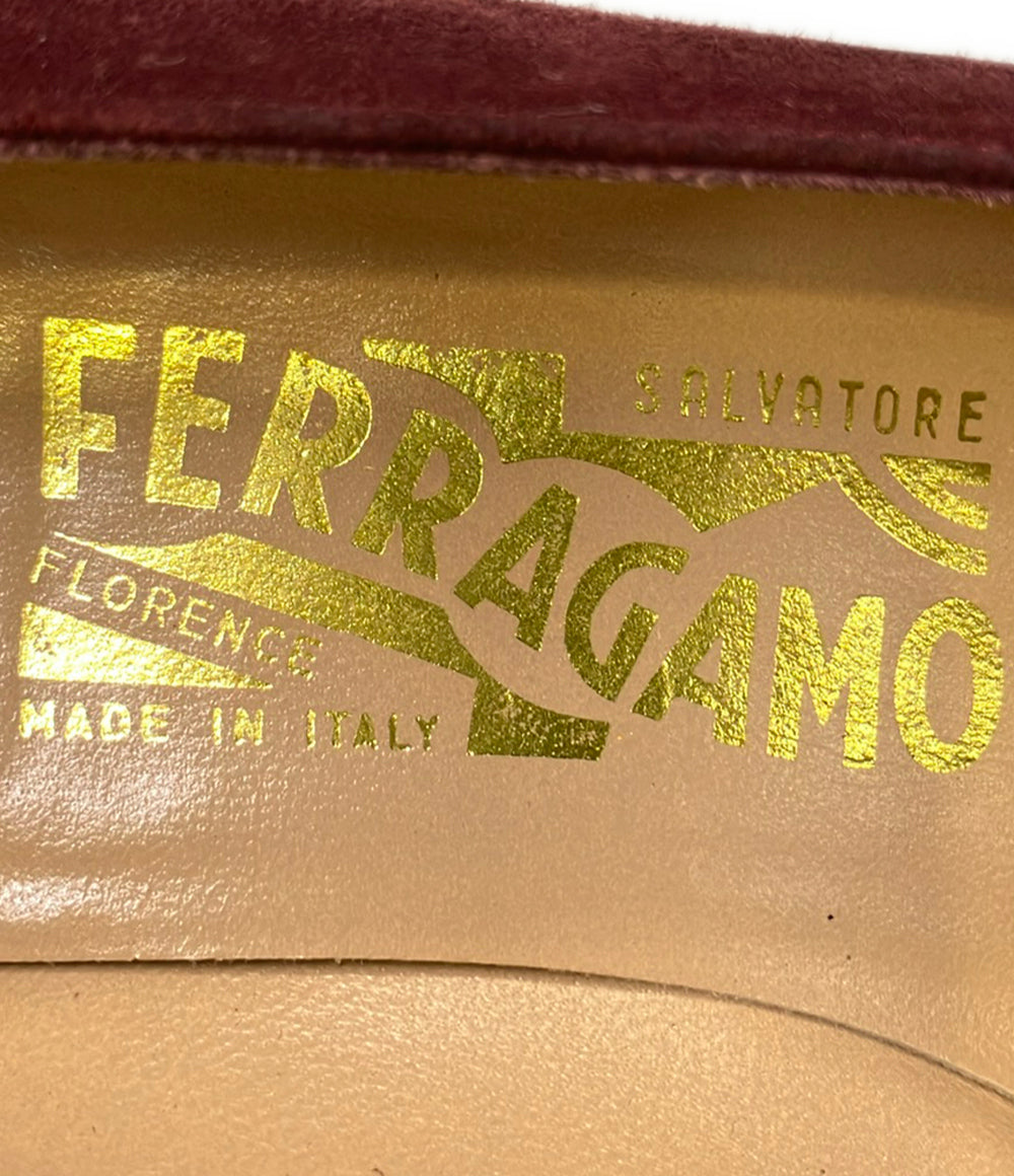 Salvatore Ferragamo スクウェアトゥパンプス DS 40963 B56 レディース SIZE 6 サルヴァトーレフェラガモ