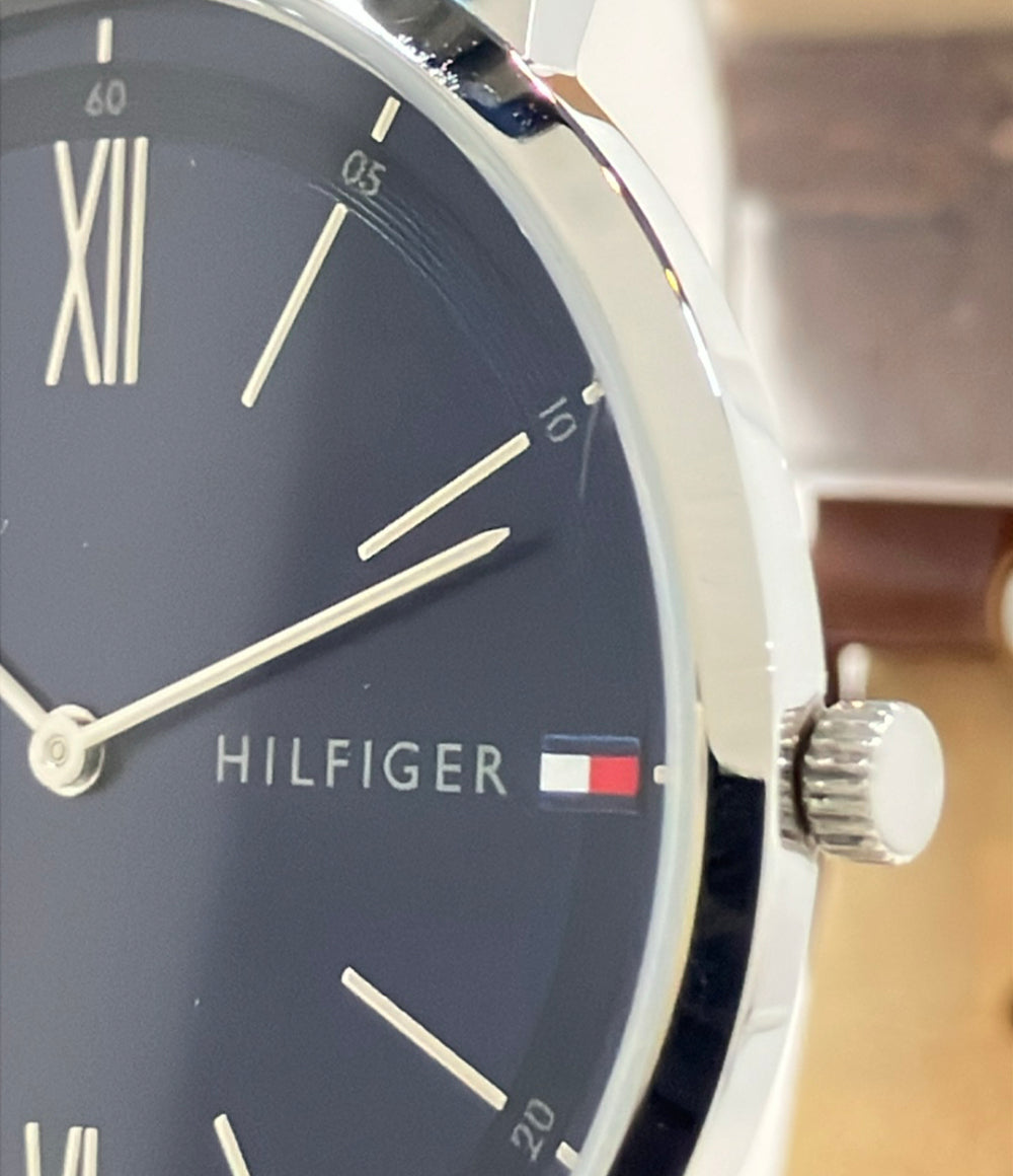 TOMMY HILFIGER 腕時計 クオーツ ネイビー メンズ トミーヒルフィガー